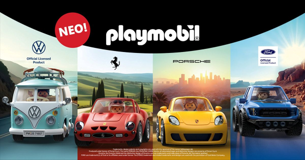 PLAYMOBIL Collector Cars: Τέσσερα εμβληματικά οχήματα γίνονται συλλεκτικά