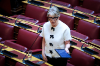 Έλενα Ακρίτα: Νέα «πυρά» κατά του Άδωνι Γεωργιάδη - «Θα σε ταράξω στη νομιμότητα πονηρούλη»