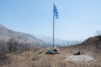 Αρνητικό ρεκόρ της Ελλάδας στις καμένες εκτάσεις: Μόνοι στην πρώτη γραμμή οι πυροσβέστες