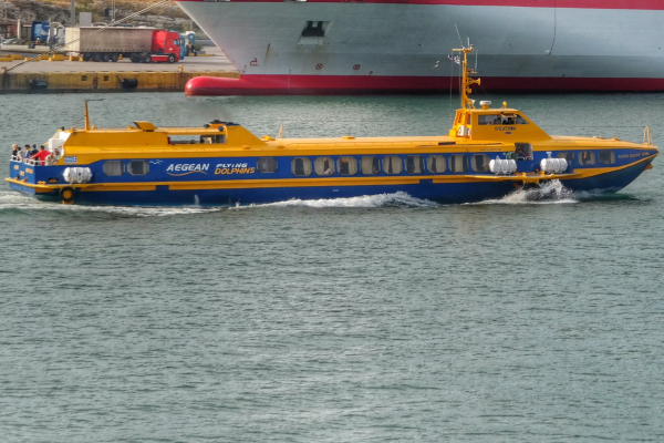 Απαγόρευση απόπλου Flying Dolphin από Αίγινα προς Αγκίστρι