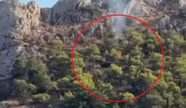 Βίντεο - ντοκουμέντο από τη φωτιά στη Σαλαμίνα - Φαίνεται να ξεκίνησε από παιχνίδι ανηλίκων