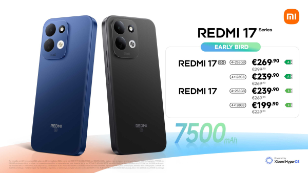 Η Xiaomi φέρνει τη σειρά smartphones REDMI 17