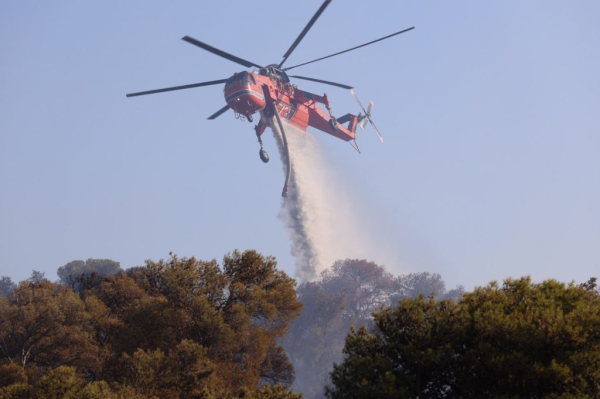 Φωτιά τώρα στο Τραγανό Ηλείας, 3 αεροσκάφη στη μάχη με τις φλόγες
